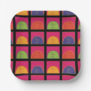 Plato De Papel Cacahuetes Arte pop moderno es Charlie Brown