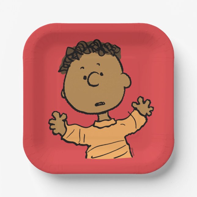 Plato De Papel Cacahuetes | Franklin Look (Anverso)