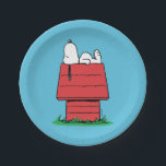 Plato De Papel Cacahuetes | Secuestro de Snoopy<br><div class="desc">Añade un toque relajado y caprichoso a tus reuniones con estas placas de papel con Snoopy echando una siesta tranquila. Perfecto para comidas informales,  picnics o fiestas,  este encantador diseño le aporta el encanto relajado de la pandilla de los maníes a su mesa.</div>