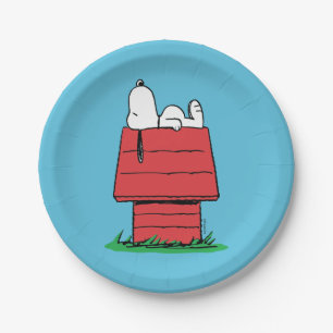Plato De Papel Cacahuetes   Secuestro de Snoopy