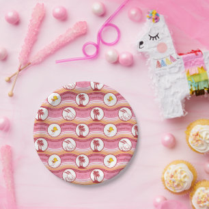 Plato De Papel Cacahuetes Snoopy & Woodstock Tropical Cutie