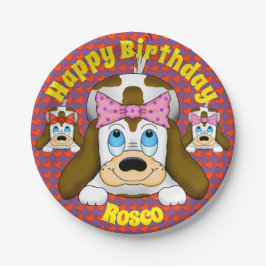 Plato De Papel Cachorro