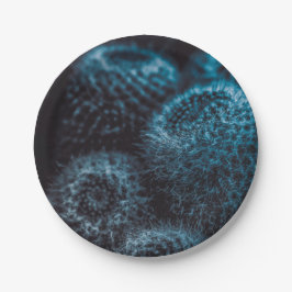 Plato De Papel Cactus oscuro