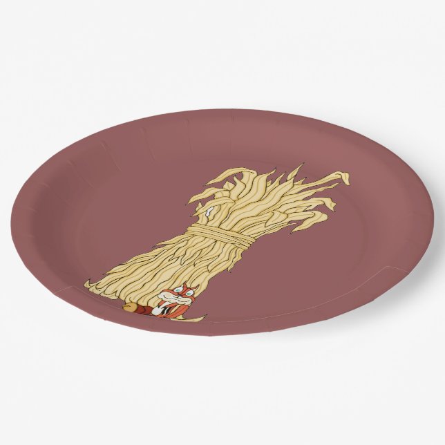Plato De Papel Cae Chipmunk Y Haystack (Angular)