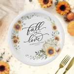 Plato De Papel Cae Enamorada Calabaza De Verdor<br><div class="desc">Explore nuestra impresionante suite boda acuática con motivos de caídas y calabaza,  fácilmente personalizada con sus detalles. Contáctame por chat para cualquier pregunta o personalización. NOTA: Para obtener ayuda sobre pedidos,  envío,  información sobre productos,  etc.,  póngase en contacto directamente con el servicio de atención al cliente de Zazzle.</div>