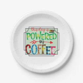 Plato De Papel Café Con Café 2