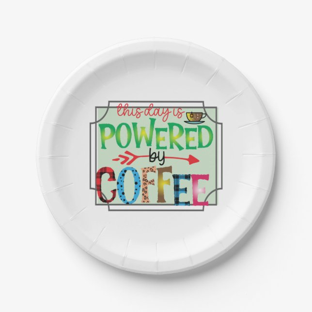 Plato De Papel Café Con Café 2 (Anverso)
