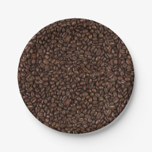 Plato De Papel Café frijol