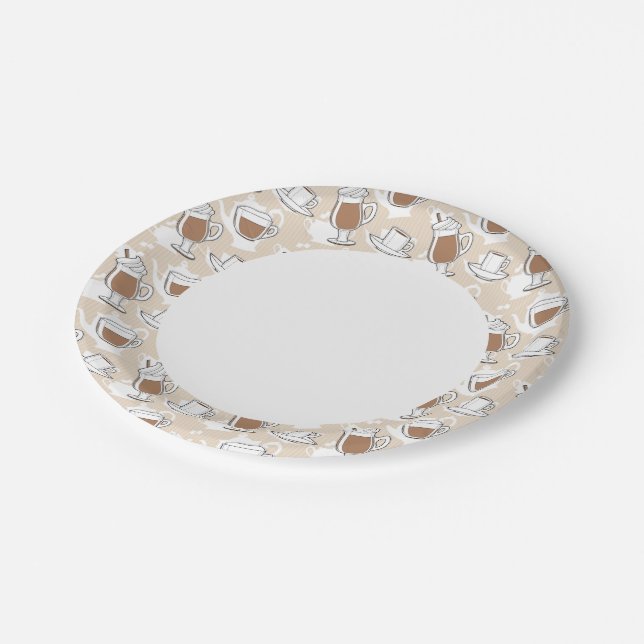Plato De Papel Café, patrón dulce (Angular)