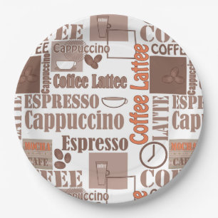 Plato De Papel Café preferido