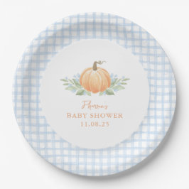 Plato De Papel Caída de placas Baby Shower | Calabaza