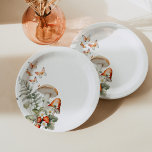 Plato De Papel Caída del bosque, pequeña ducha de bebé de setas<br><div class="desc">Caída en el bosque se ofrece una pequeña ducha de setas para bebés Papel.</div>
