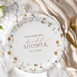 Plato De Papel Caída Flor Silvestre Elegante Ducha Bridal<br><div class="desc">El diseño de las Placas de papel de ducha de flores silvestres elegantes Fall es una mezcla cautivadora de sofisticación y encanto bohemio. Cada elemento de este diseño ha sido minuciosamente diseñado para evocar una sensación de belleza etérea y celebrar la alegre ocasión de una ducha nupcial. Las placas de...</div>