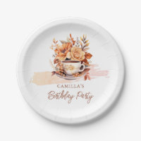 Caída Floral Cottage Core Teacup Birthday Tea Fies