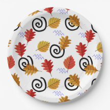 Caída Multicolor Hojas geográficas