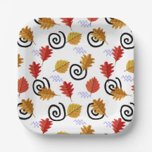 Caída Multicolor Hojas geográficas