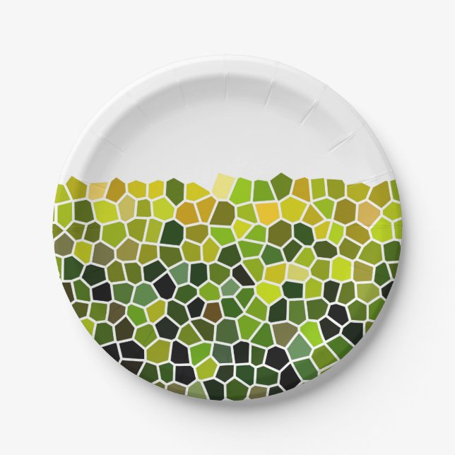 Plato De Papel Caída Temprana (Anverso)