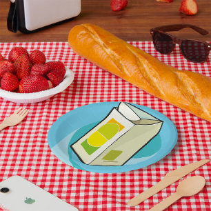 Plato De Papel Caja De Píldoras