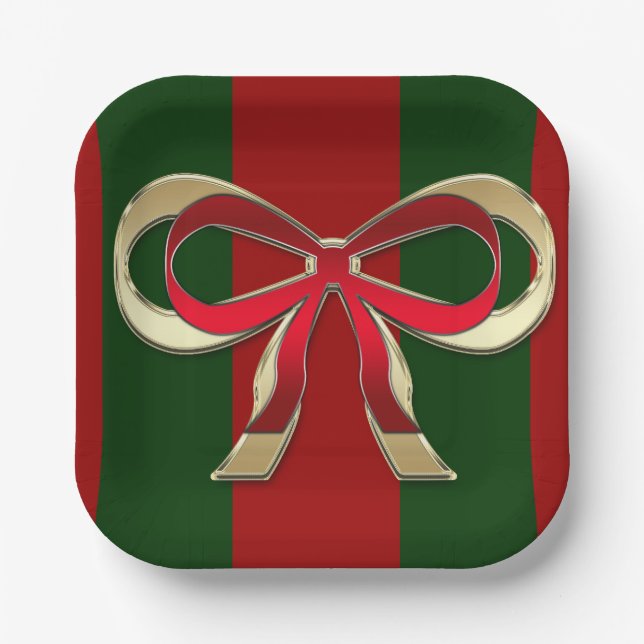 Plato De Papel caja de regalo (Anverso)