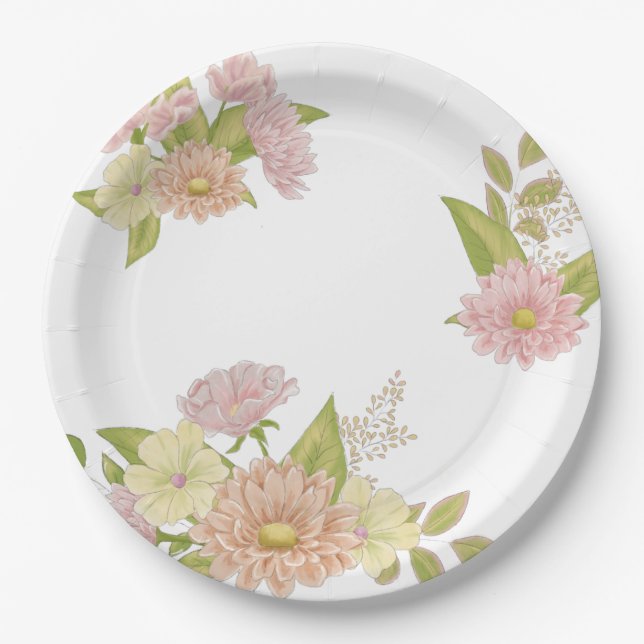 Plato De Papel Cajas de papel del mundo marino (Anverso)