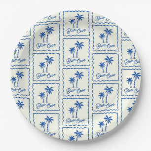 Plato De Papel Cala Azul