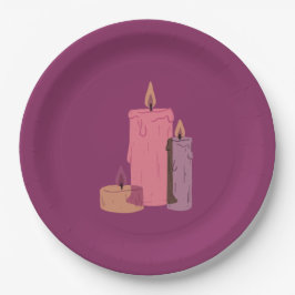 Plato De Papel Calabaza de la que hablar