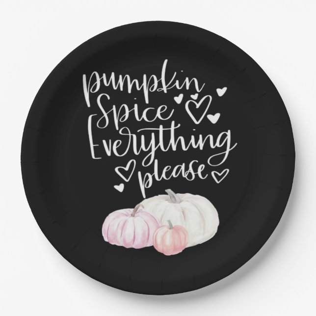 Plato De Papel Calabaza Spice Everything Sloth Halloween (Anverso)