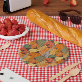 Plato De Papel Calabazas acogedoras