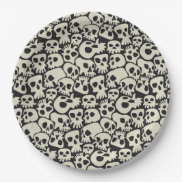 Plato De Papel Calaveras
