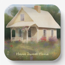 Plato De Papel Calentamiento de casas en la Casa Blanca