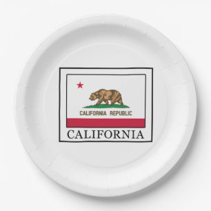 Plato De Papel California