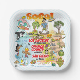 Plato De Papel California del Sur