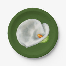 Plato De Papel Calla Lilly