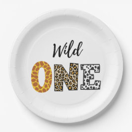 Plato De Papel Calligrafía silvestre una Placa de papel blanco