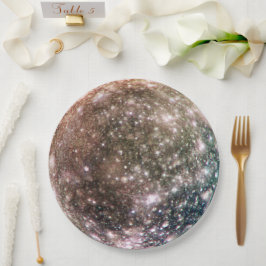 Plato De Papel Callisto Tableware from the Celestial Collection