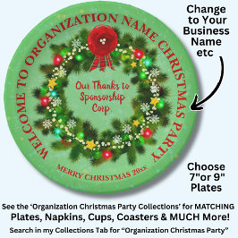 Plato De Papel Cambiar TODOS los Navidades de la organización de