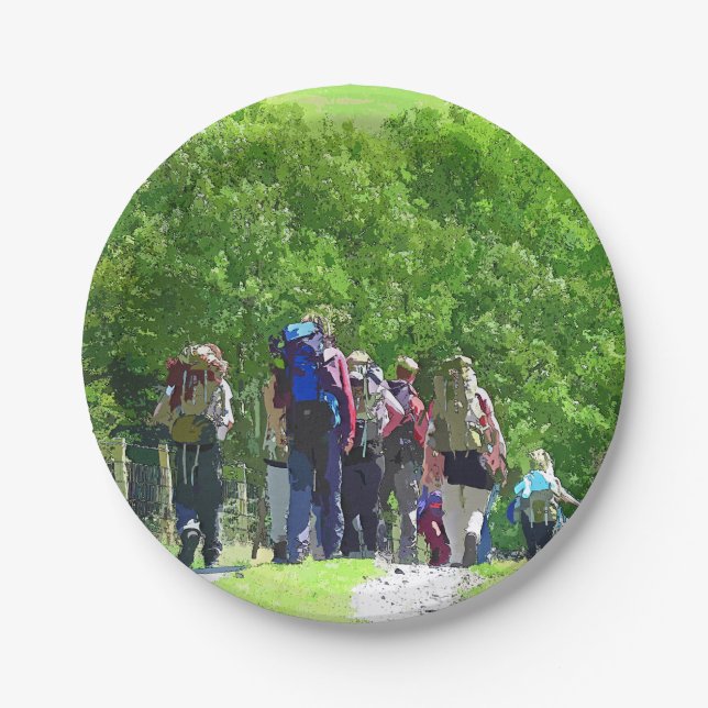 PLATO DE PAPEL CAMINO (Anverso)