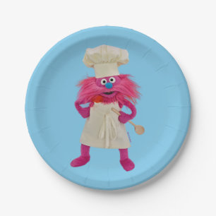 Plato De Papel Camión de comida de monstruo de Cookie   Posología