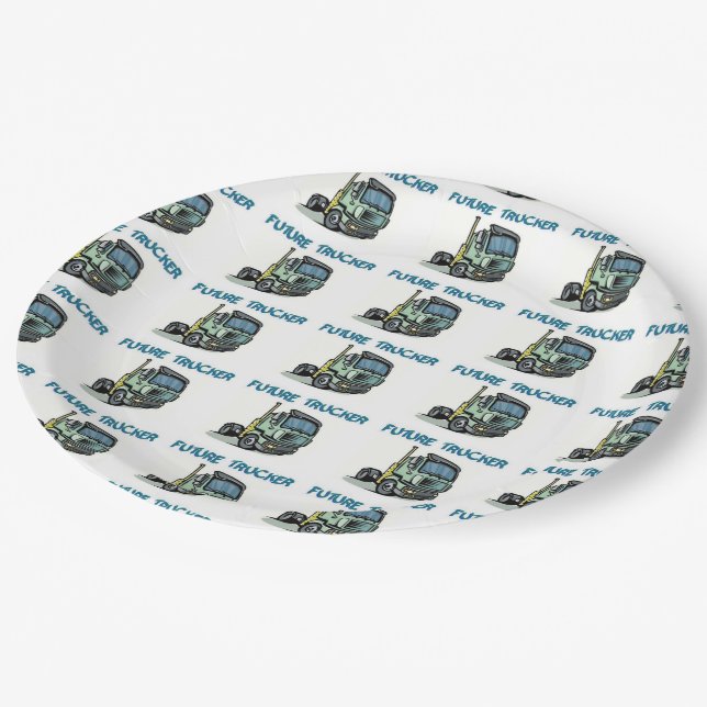 Plato De Papel Camión futuro (Angular)