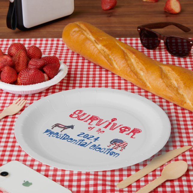 Plato De Papel Camiseta (Picnic)