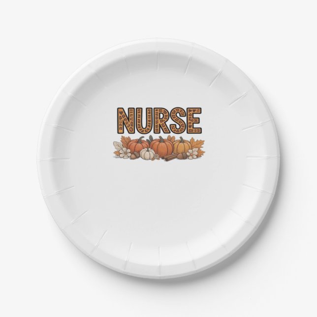 Plato De Papel Camiseta clásica NURSE (Anverso)
