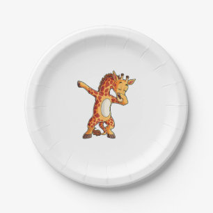 Plato De Papel Camiseta de la jirafa de la ropa de bebé Girafas G