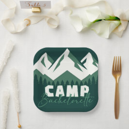 Plato De Papel Camp Bachelorette