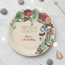 Campamento de cumpleaños naturaleza senderismo par