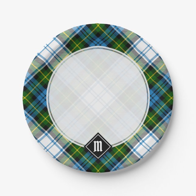Plato De Papel Campbell Dress Tartan (Anverso)