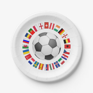 Plato De Papel Campeonato Europeo de Fútbol 2016