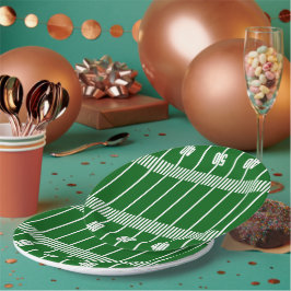 Plato De Papel Campo de Fútbol