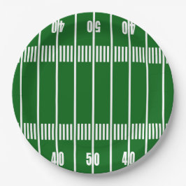 Plato De Papel Campo de Fútbol