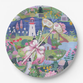 Plato De Papel Campo de golf