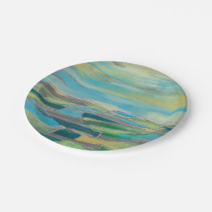 Plato De Papel Campo Fragmentado I